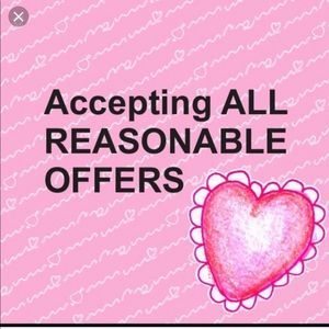 Accepting All Reasonable Offers!!!